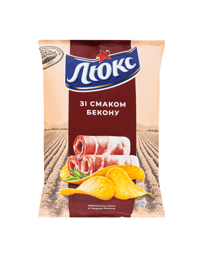 Чипси Люкс БЕКОН, 133 г